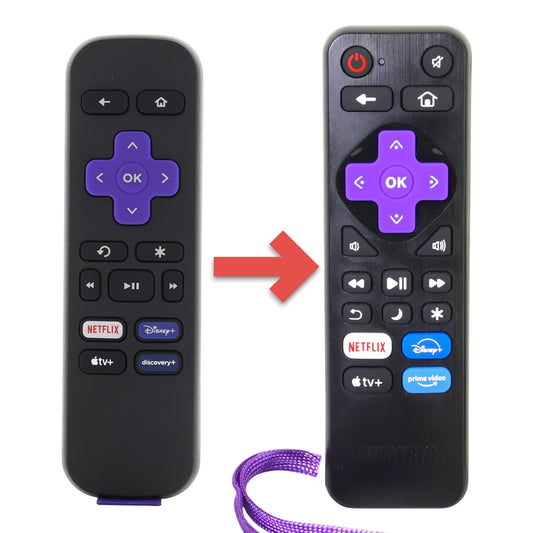 Roku RC-ALIR EXPRESS Streaming Remote Control | Netflix | Disney+ | Apple TV+ | Discovery+ - 3226001237