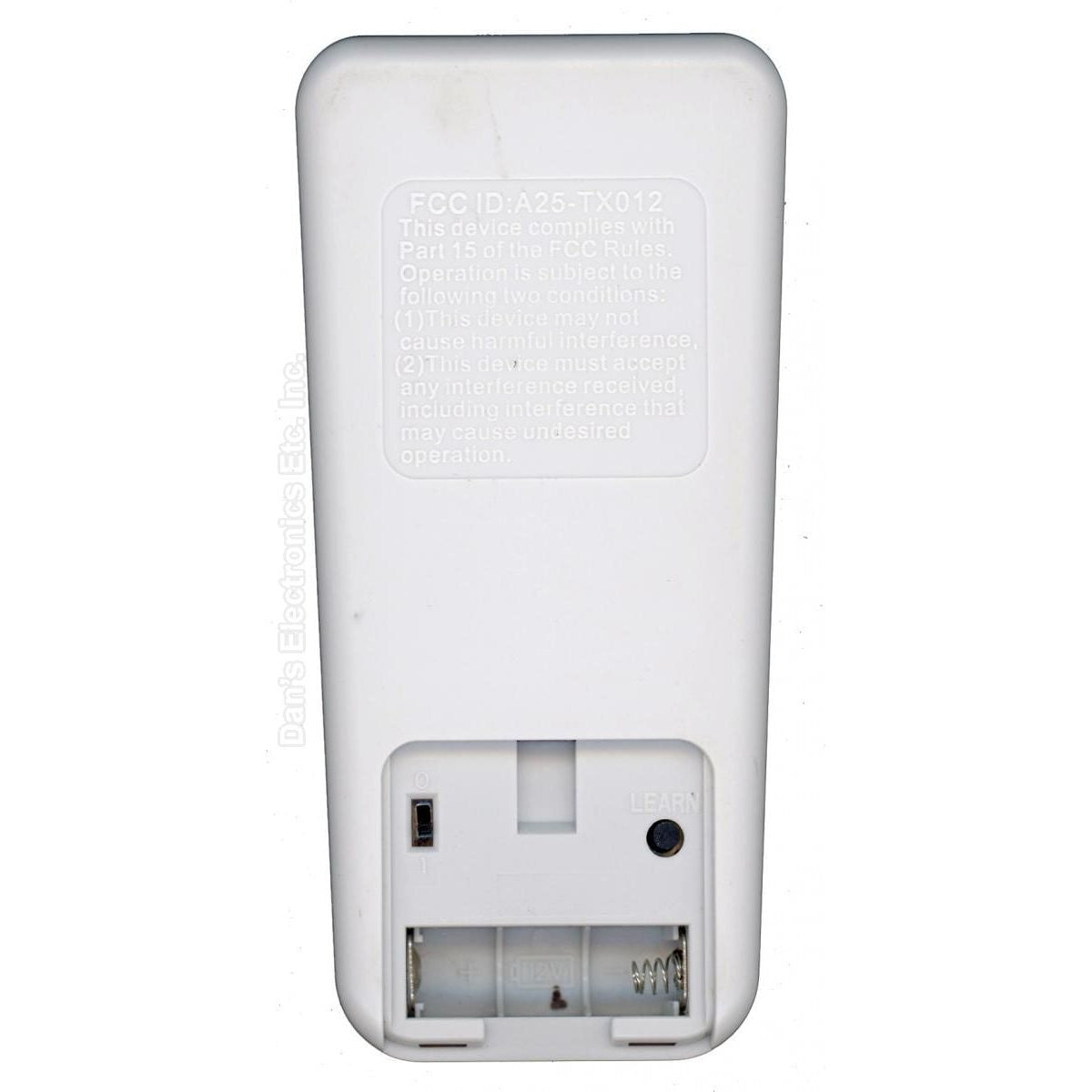Harbor Breeze A25-TX025 Ceiling Fan Remote Control