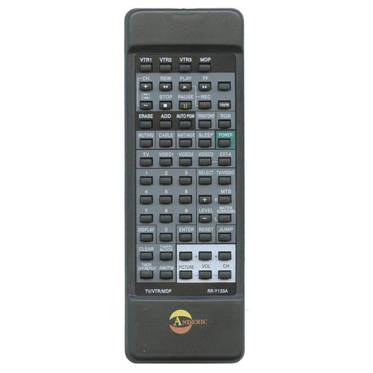 Anderic RRY133A Replacement TV Remote Control for Sony Bravia CRT TV RM-Y133A, and many Others