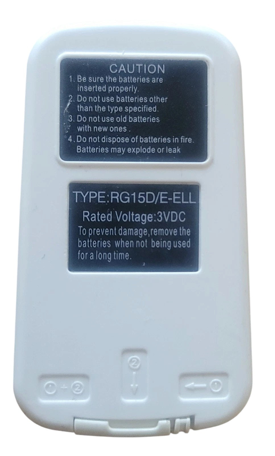 Frigidaire 5304472214 Air Conditioner Remote Control RG15D