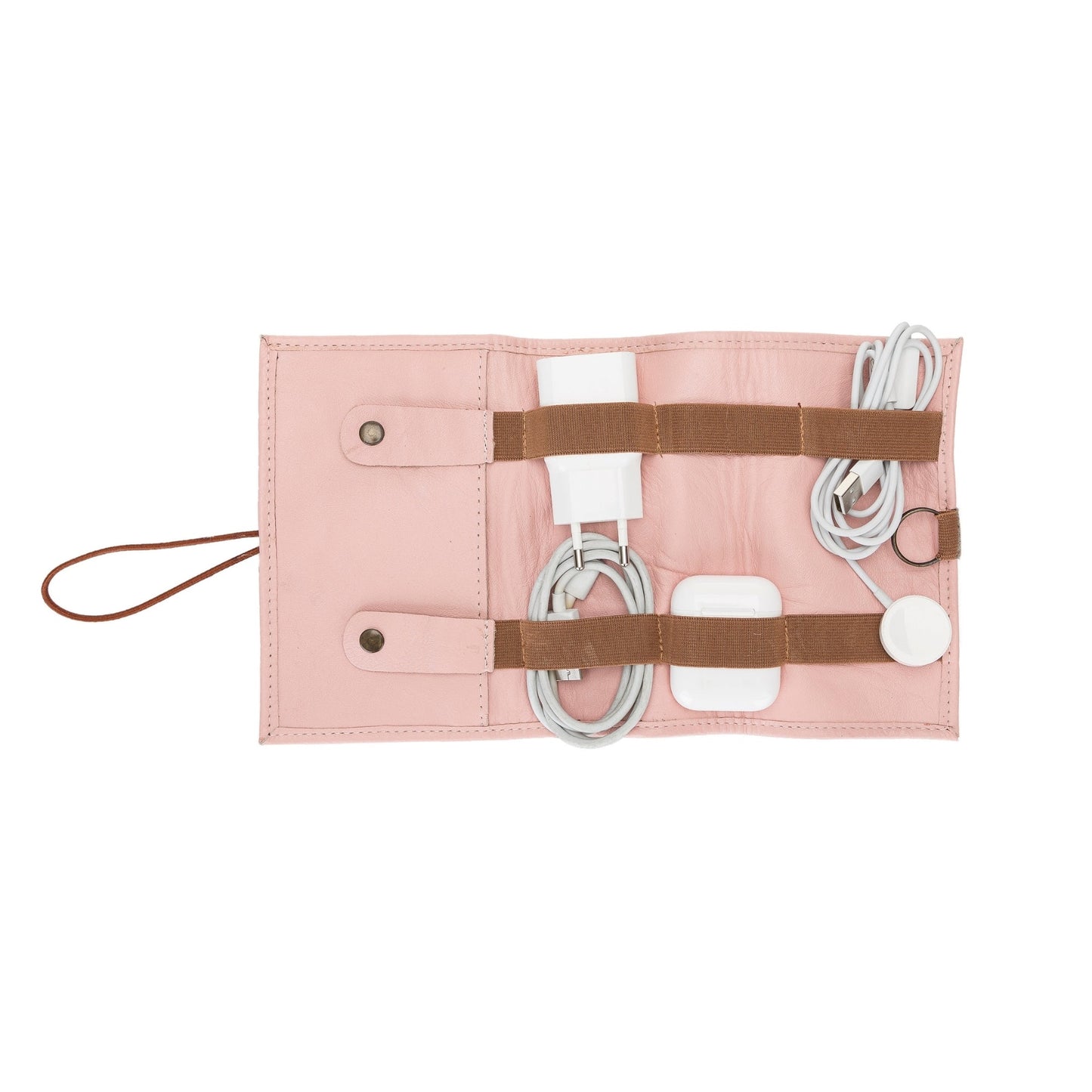Salida Travel Pouch and Premium Leather Cable Organizer