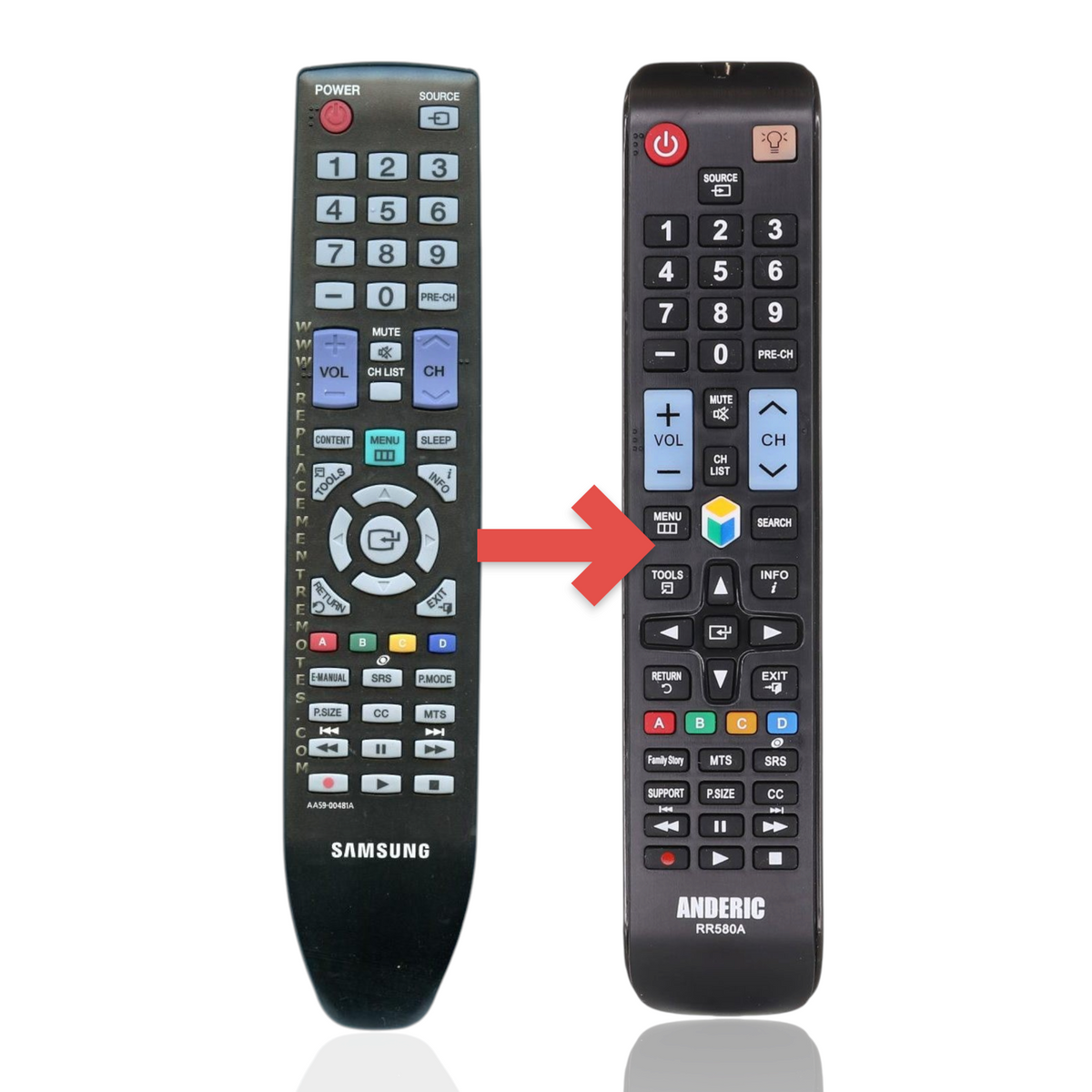 Samsung AA59-00481A TV Remote Control - AA5900481A