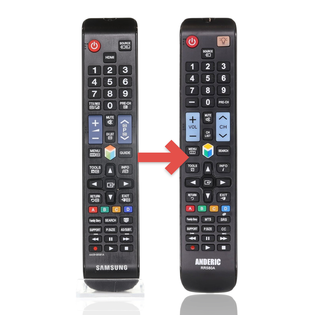 Samsung AA59-00581A for 2011 TV Remote Control - AA5900581A