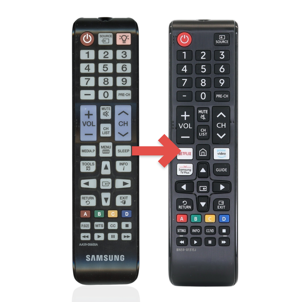 Samsung AA59-00600A / TM1240 IR Smart TV Remote Control for 2013 TVs - AA5900600A