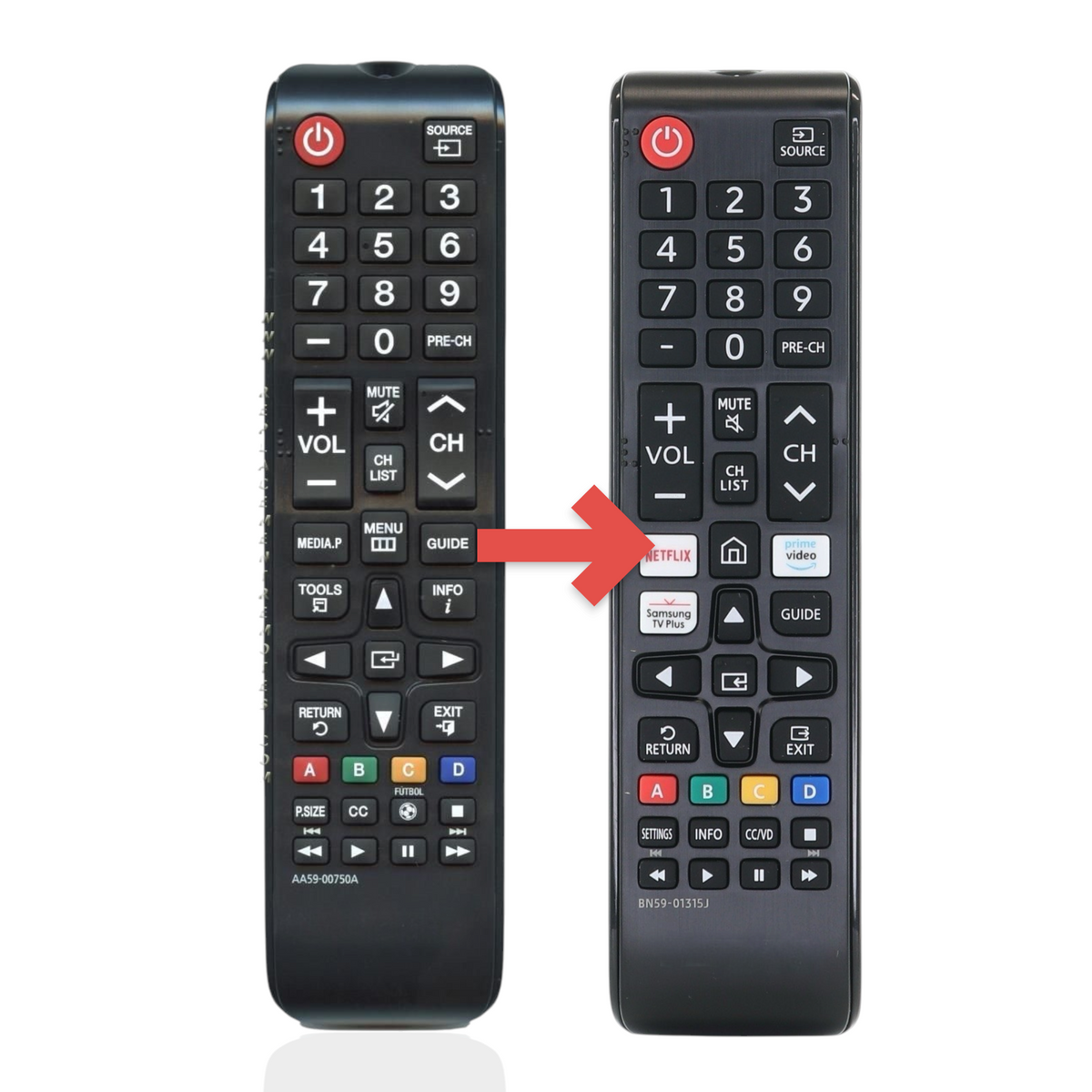 Samsung AA59-00750A TV Remote Control - AA5900750A