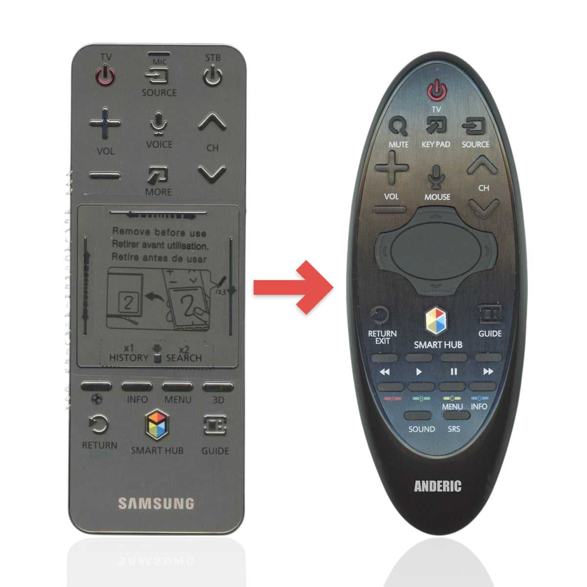 Samsung AA59-00764A SMART TOUCH TV Remote Control - AA5900764A