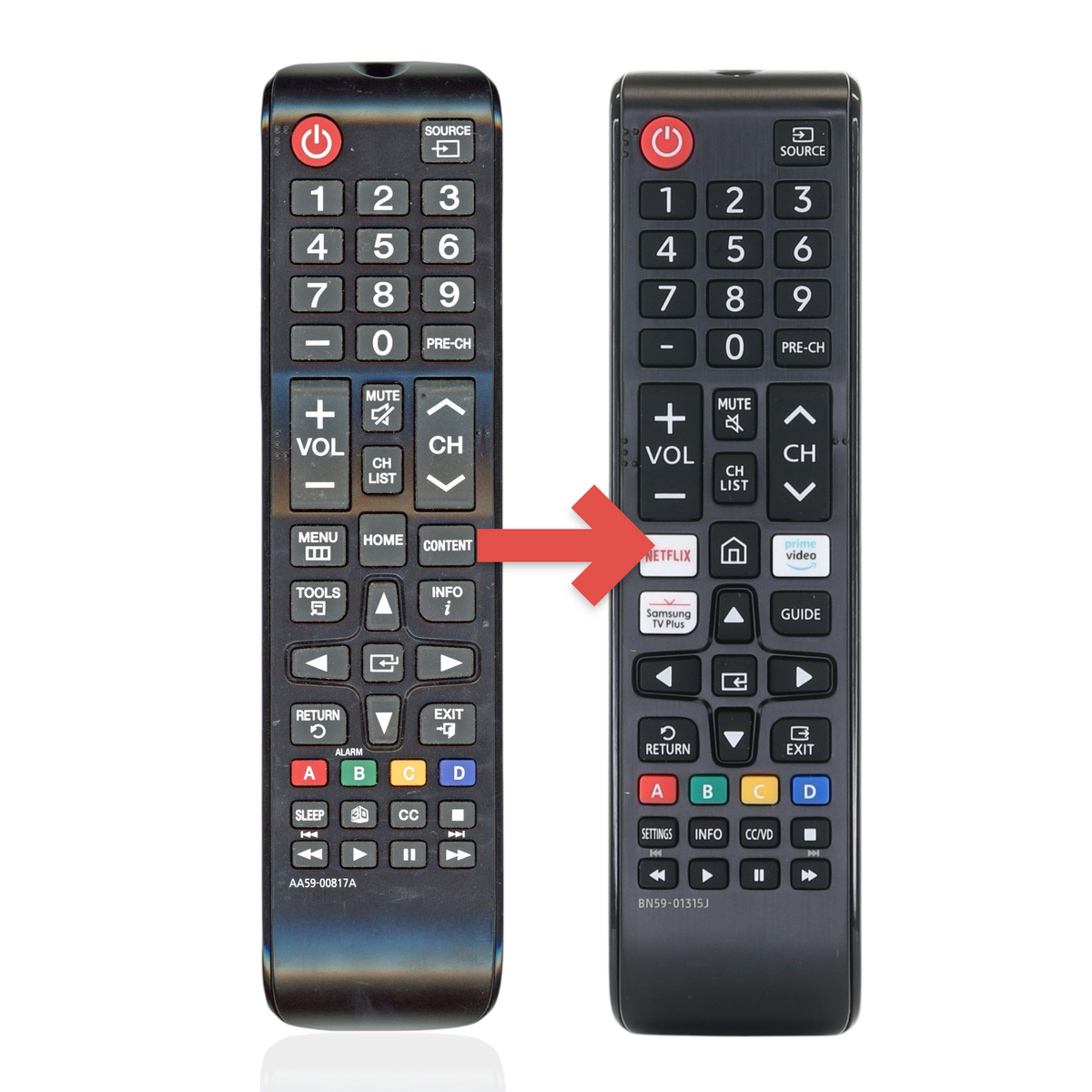Samsung AA59-00817A Hospitality TV Remote Control - AA5900817A