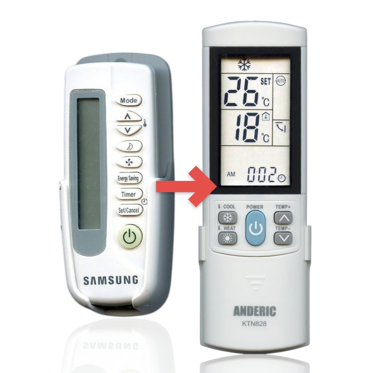 Samsung ARC454 Air Conditioner Remote Control