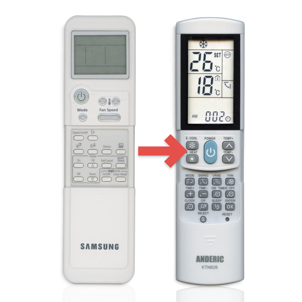 Samsung ARH1362 Air Conditioner Remote Control