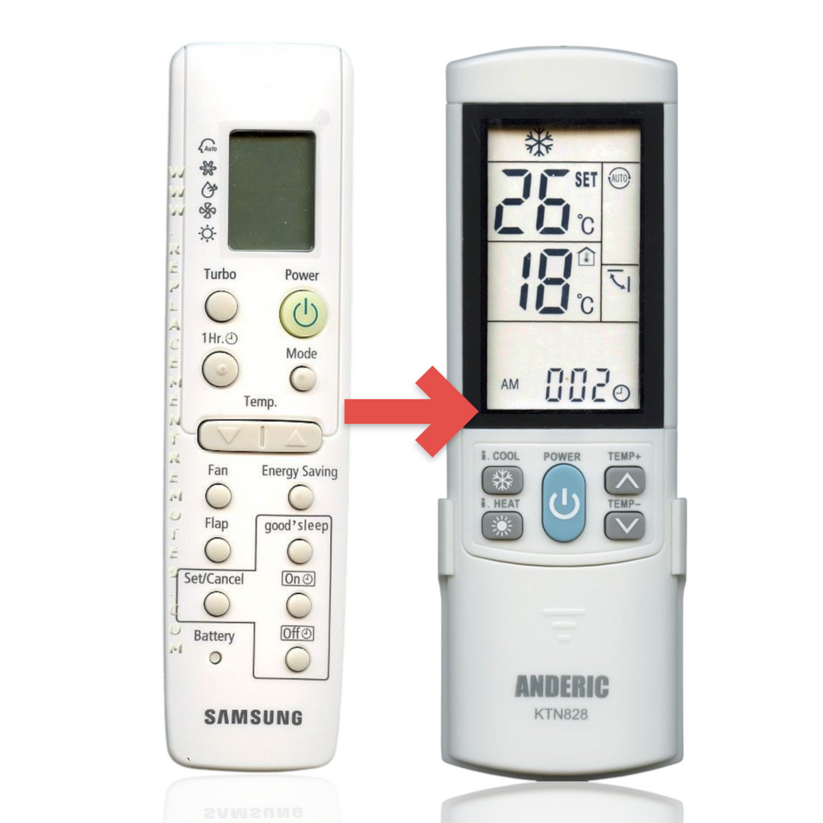 Samsung ARH1409 Air Conditioner Remote Control