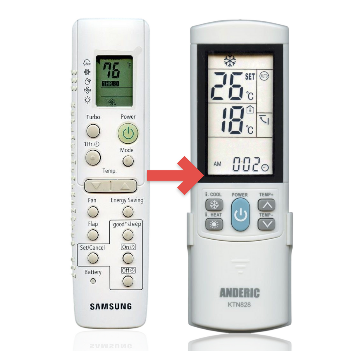 Samsung ARH1410 Air Conditioner Remote Control