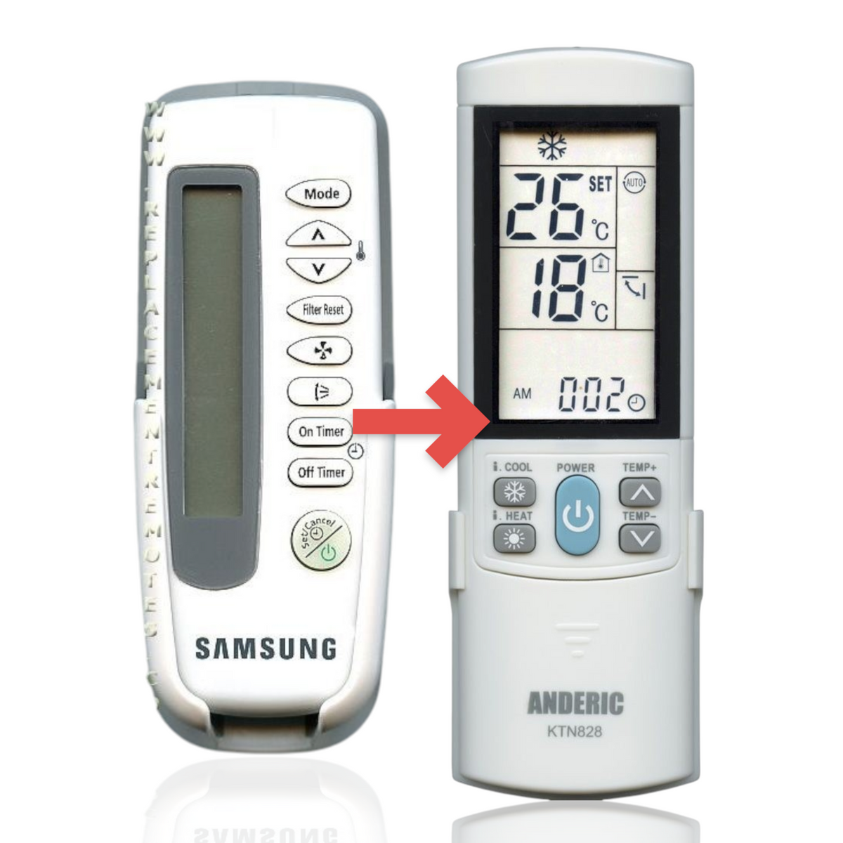 Samsung ARH401 Air Conditioner Remote Control