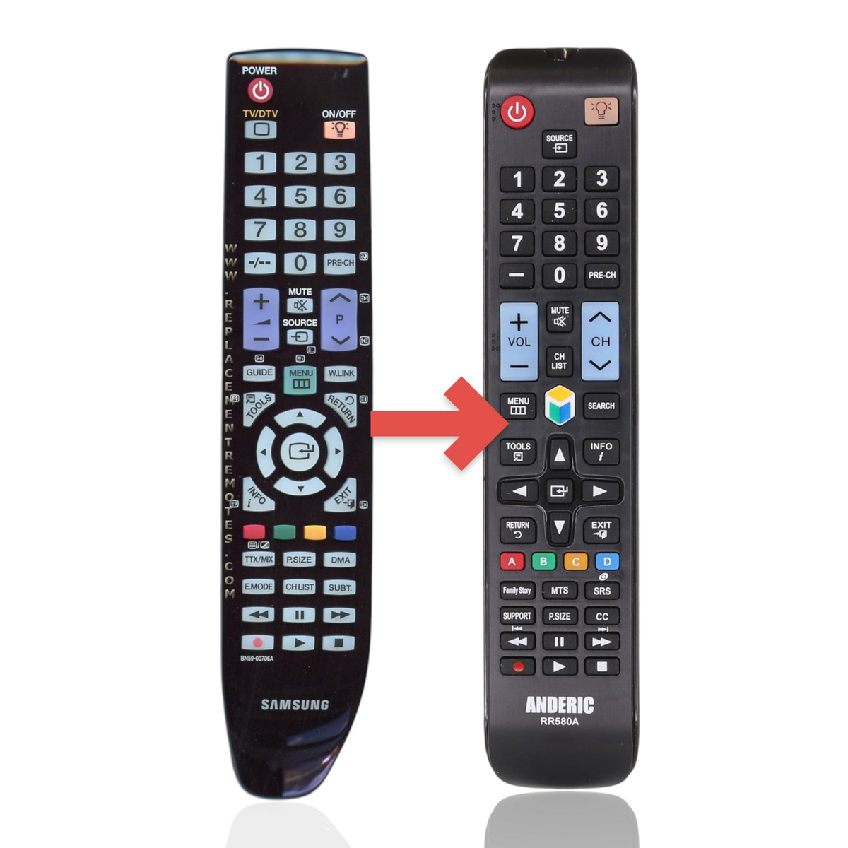 Samsung BN59-00706A TV Remote Control - BN5900706A