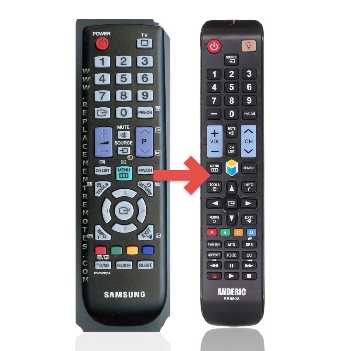 Samsung BN59-00865A TV Remote Control - BN5900865A