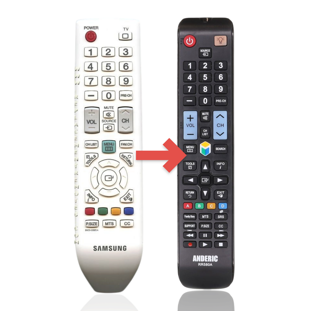 Samsung BN59-00885A TV Remote Control - BN5900885A