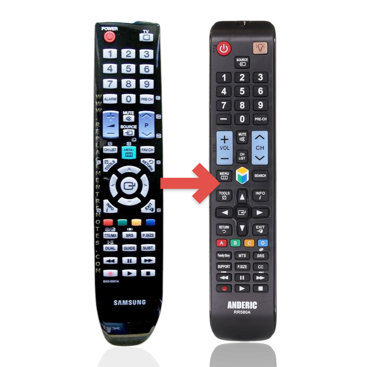 Samsung BN59-00901A TV Remote Control - BN5900901A