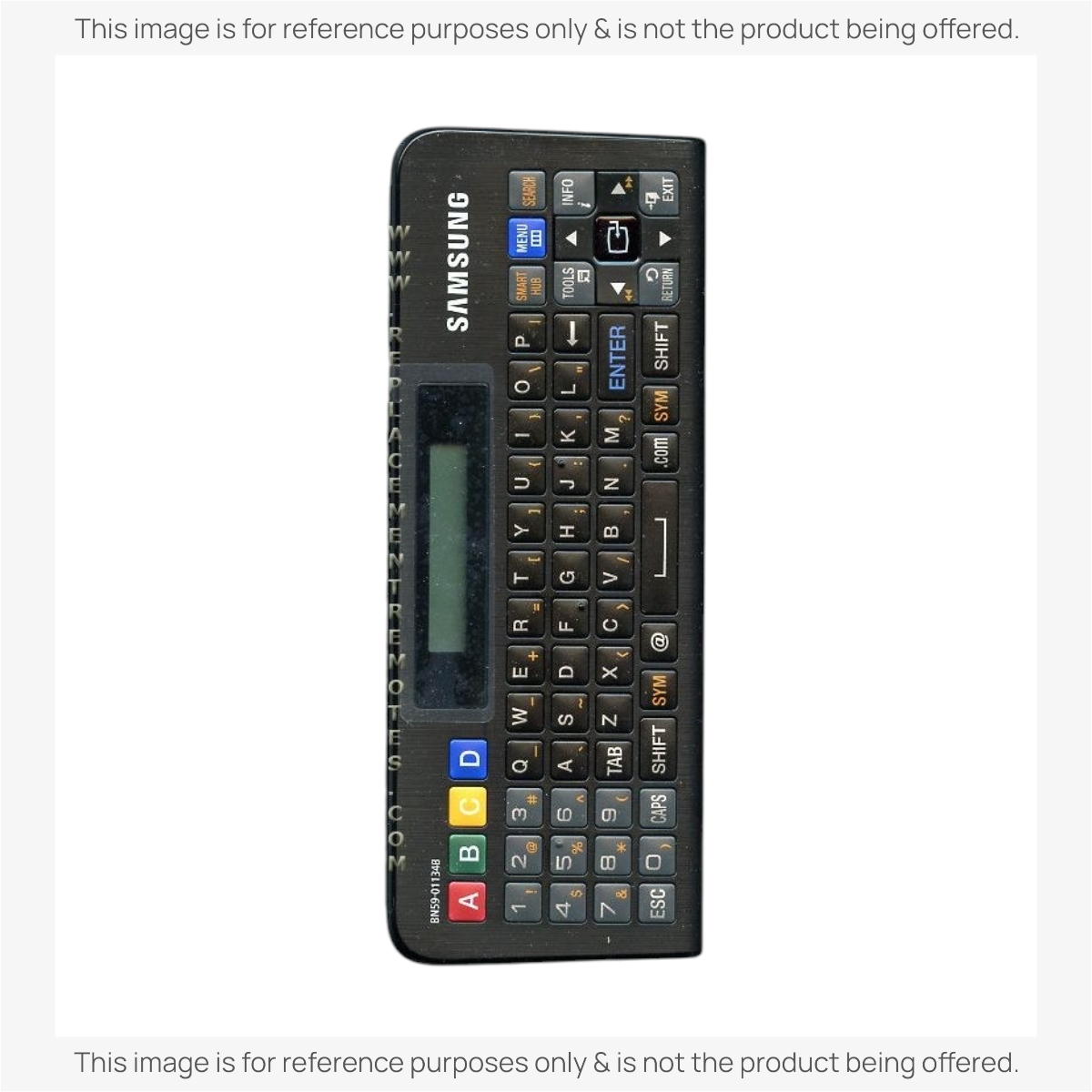 Samsung BN59-01134B / TM1190 qwerty RF TV Remote Control - BN5901134B