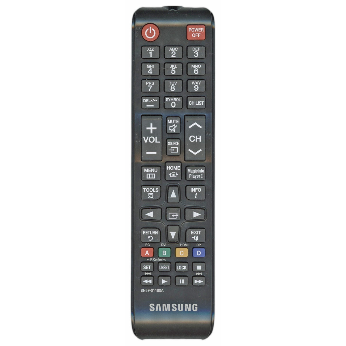 Samsung BN59-01180A 2013 IR Display Monitor Remote Control - BN5901180A