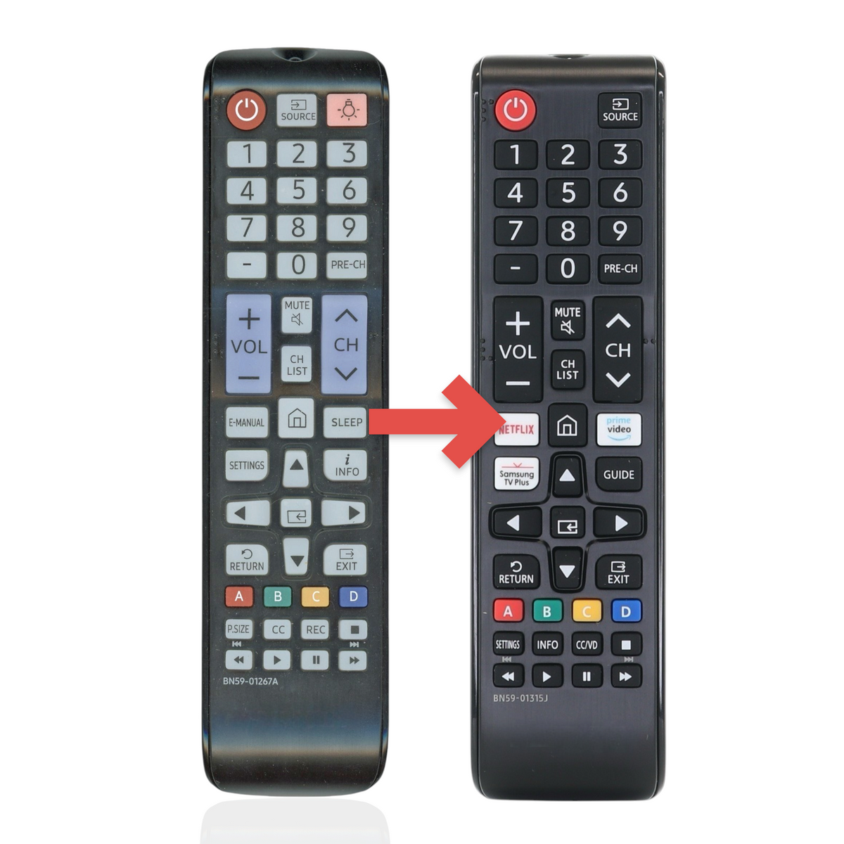 Samsung BN59-01267A 2017 IR TV Remote Control - BN5901267A