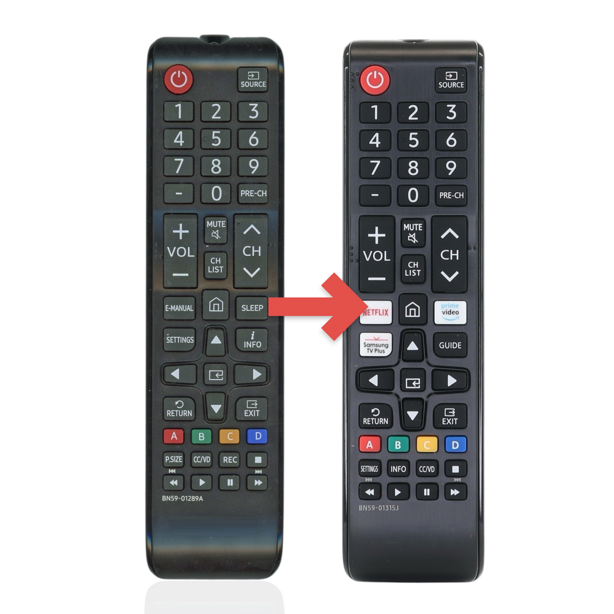 Samsung BN59-01289A 2017 IR TV Remote Control - BN5901289A