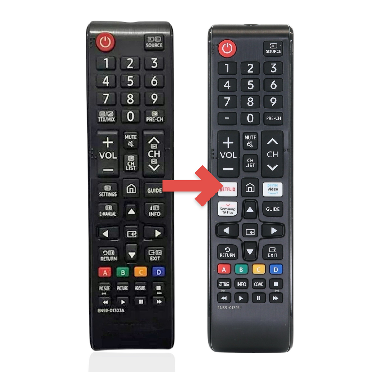 Samsung BN59-01303A 2018 IR TV Remote Control - BN5901303A