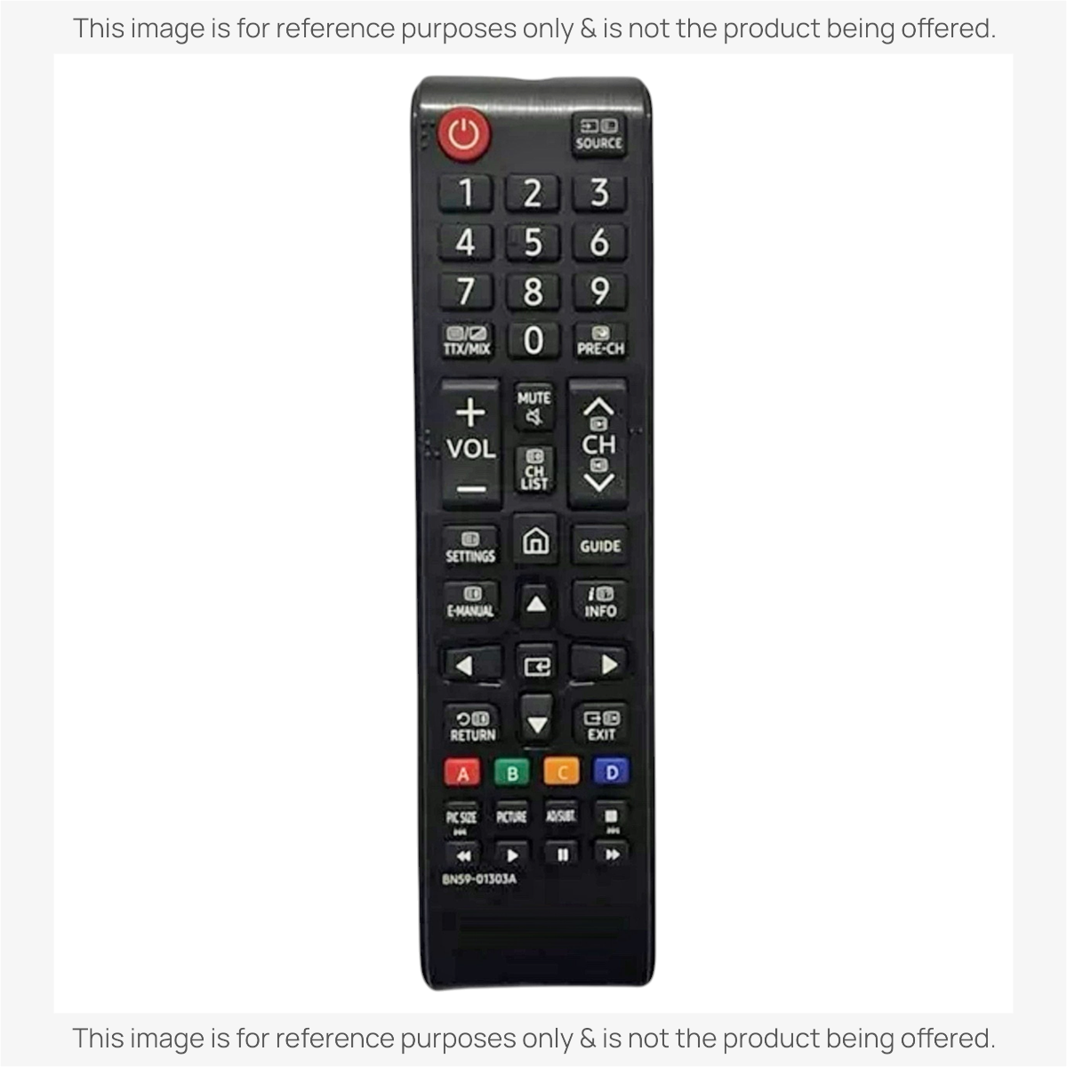 Samsung BN59-01303A 2018 IR TV Remote Control - BN5901303A
