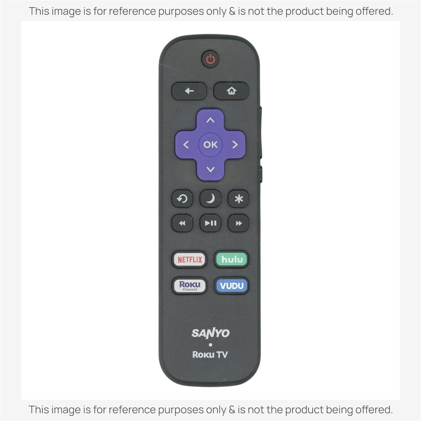 Sanyo 101018E0074 ROKU TV Remote Control