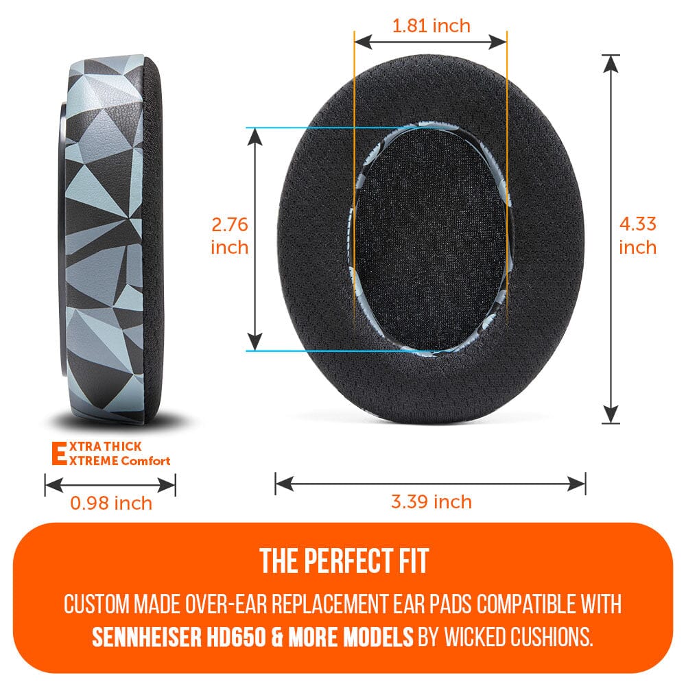 Sennheiser HD6XX & HD600 Gel Earpads - WC FreeZe HD