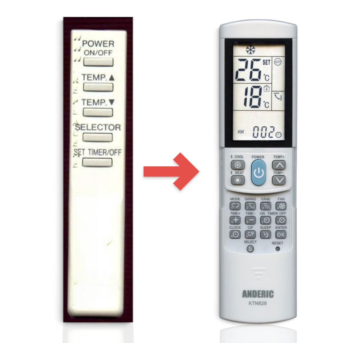 Sharp CRMCA463JBE0 Air Conditioner Remote Control