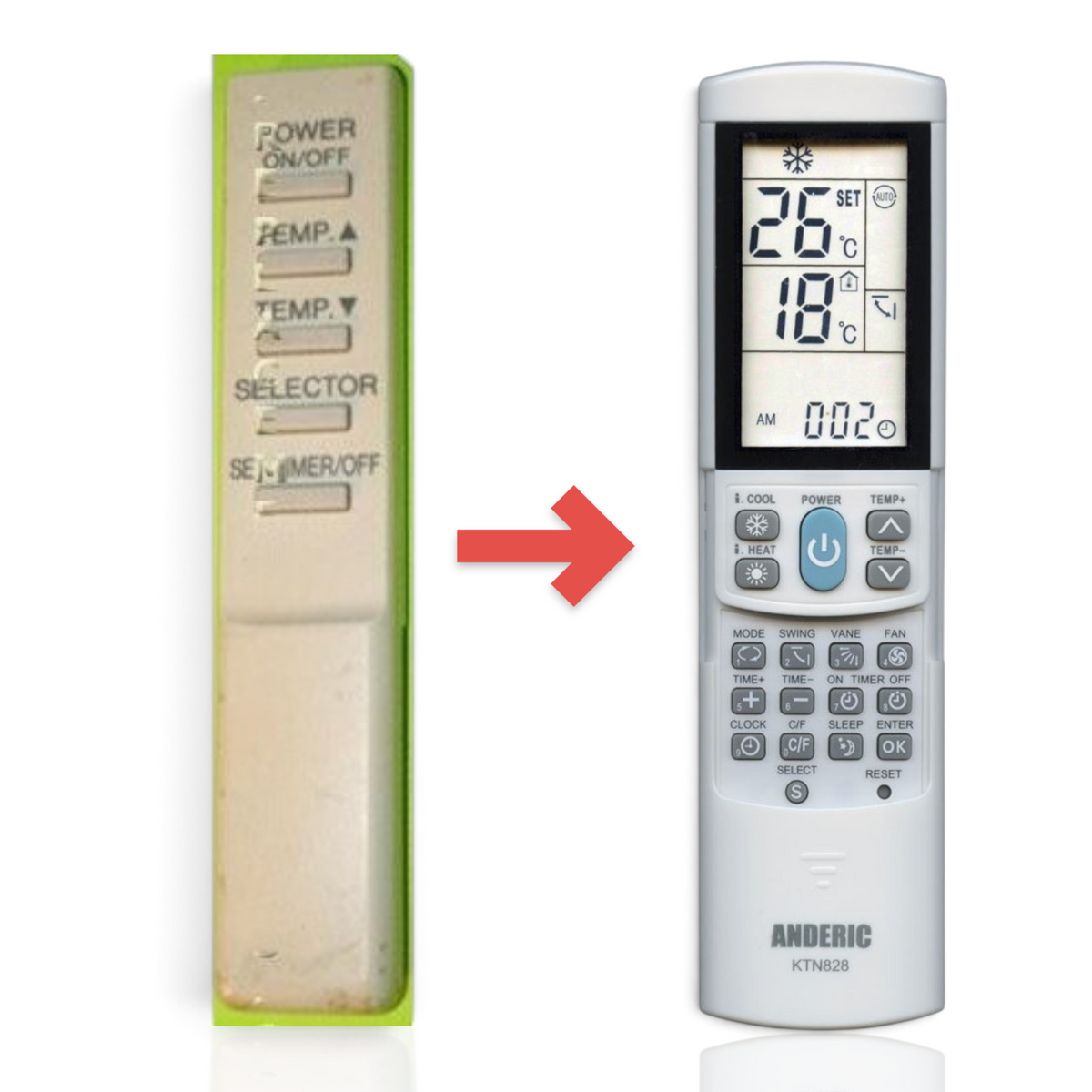 Sharp CRMCA526JBEZ Air Conditioner Remote Control