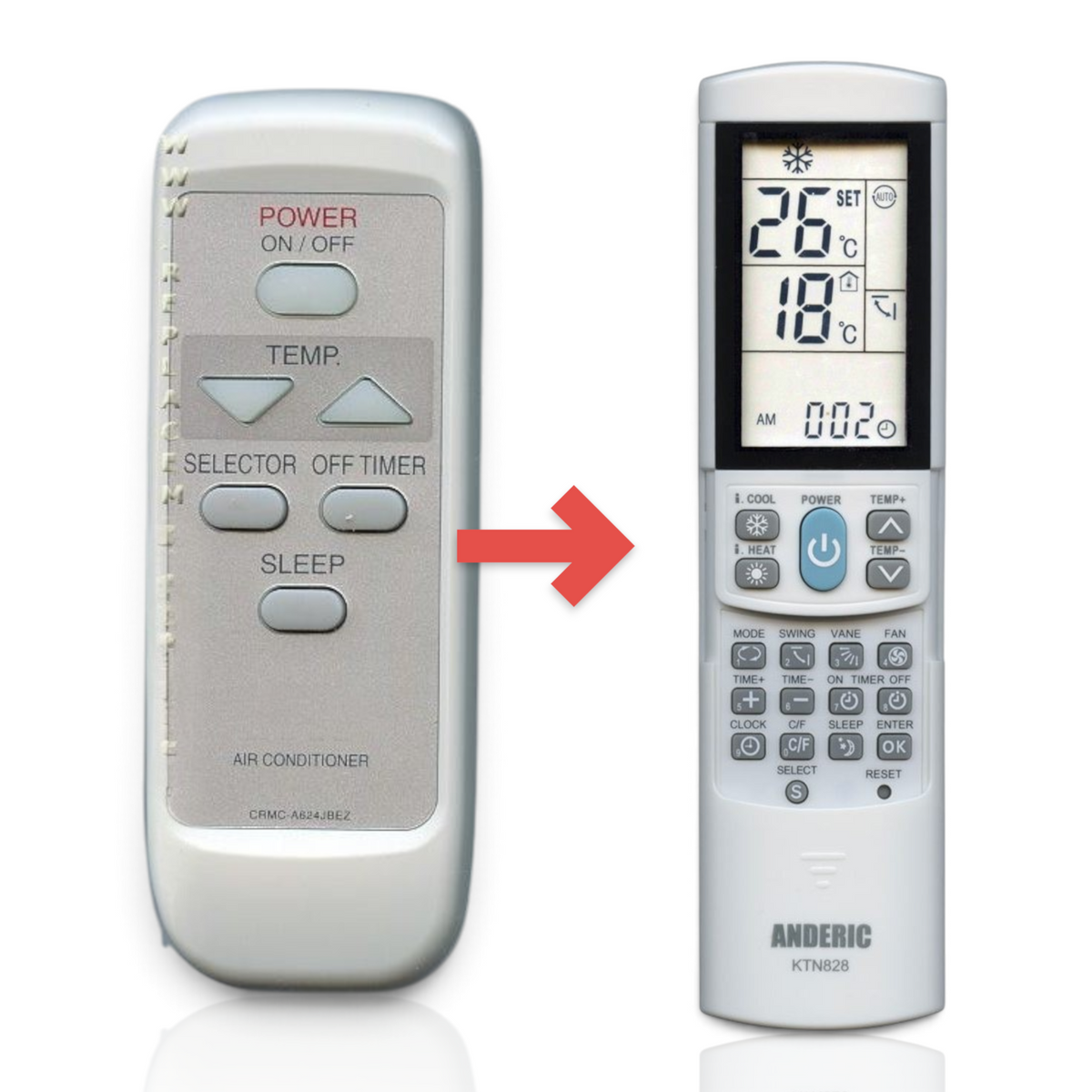 Sharp CRMCA624JBEZ Air Conditioner Remote Control