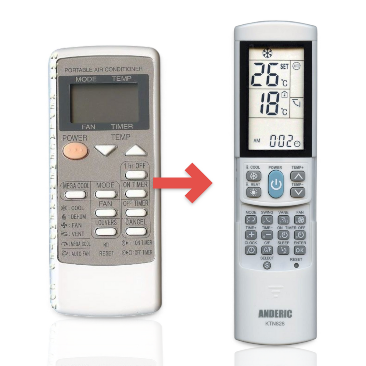 Sharp CRMCA729JBEZ Air Conditioner Remote Control