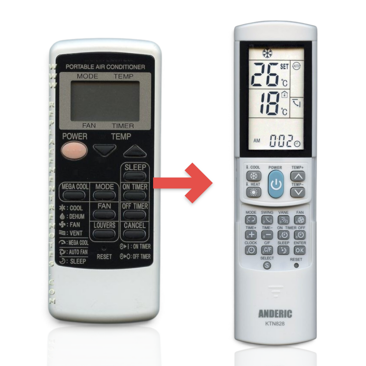 Sharp CRMCA753JBEZ Air Conditioner Remote Control
