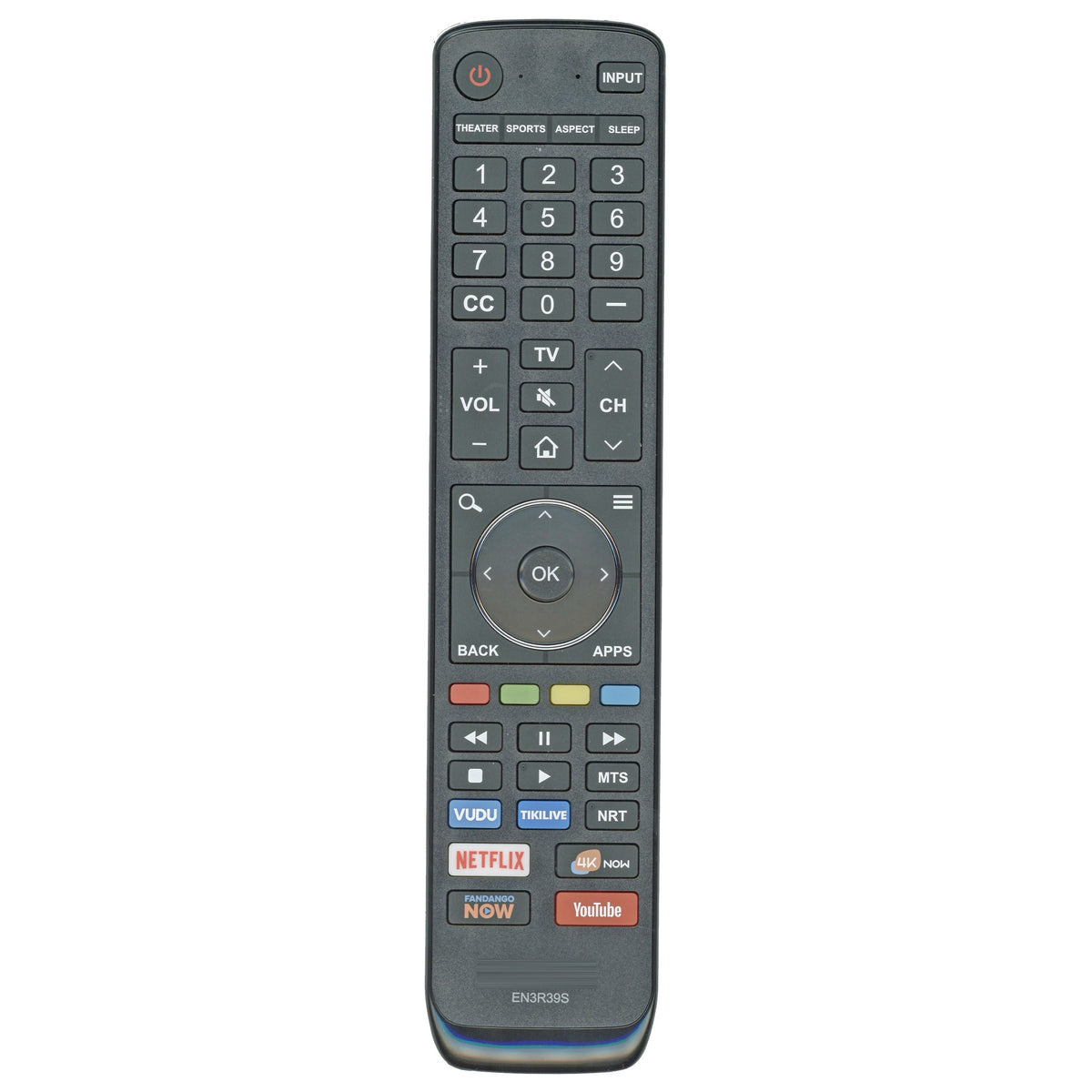 Hisense EN3R39S 2018 TV Remote Control | IR - EN3R39S