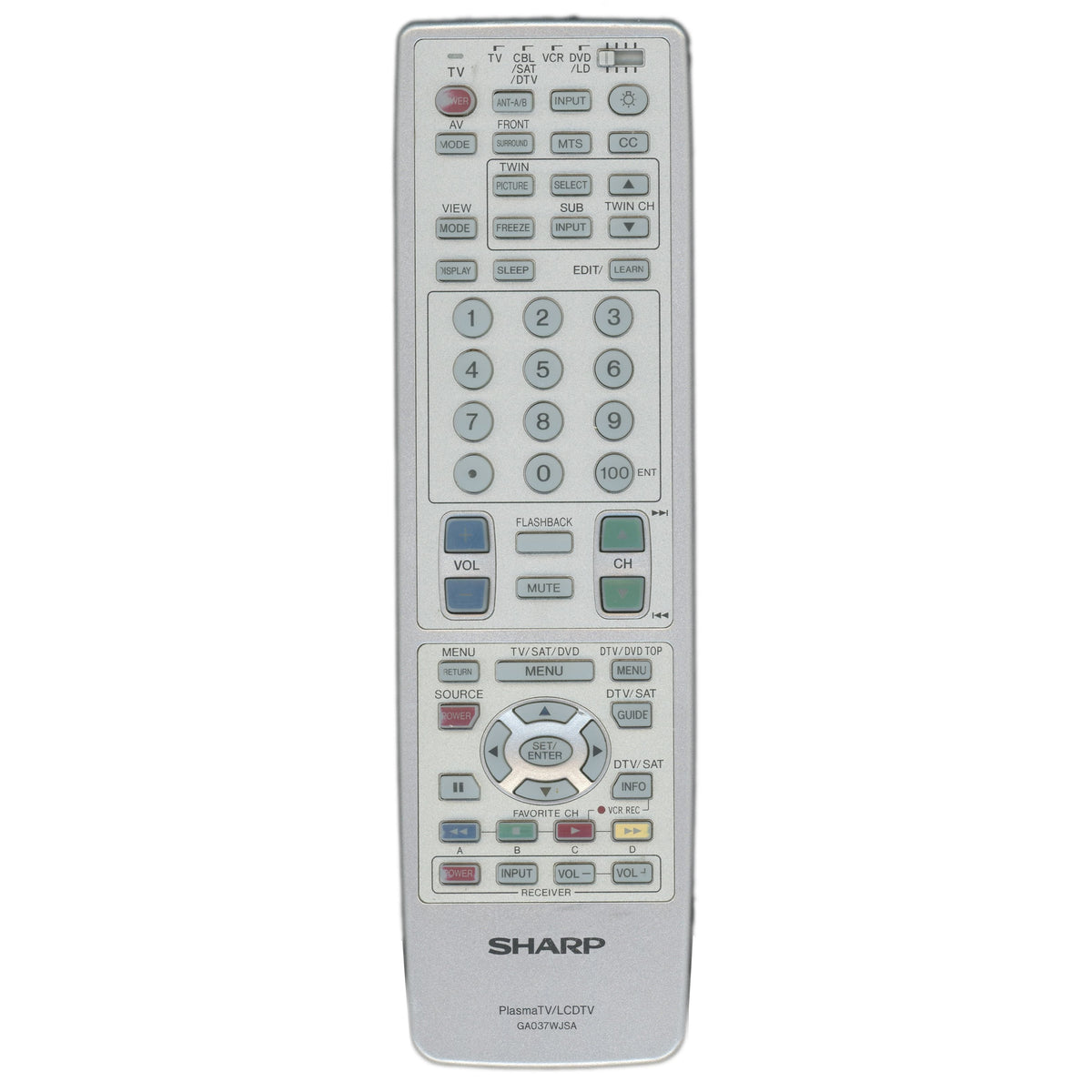 Sharp Remote Rrmcga397awsa Sharp GA037WJSA TV Remote Control – DigiDevice