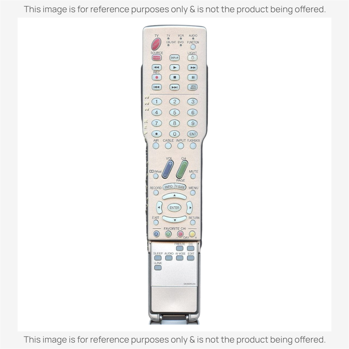 Sharp GA362WJSA TV Remote Control