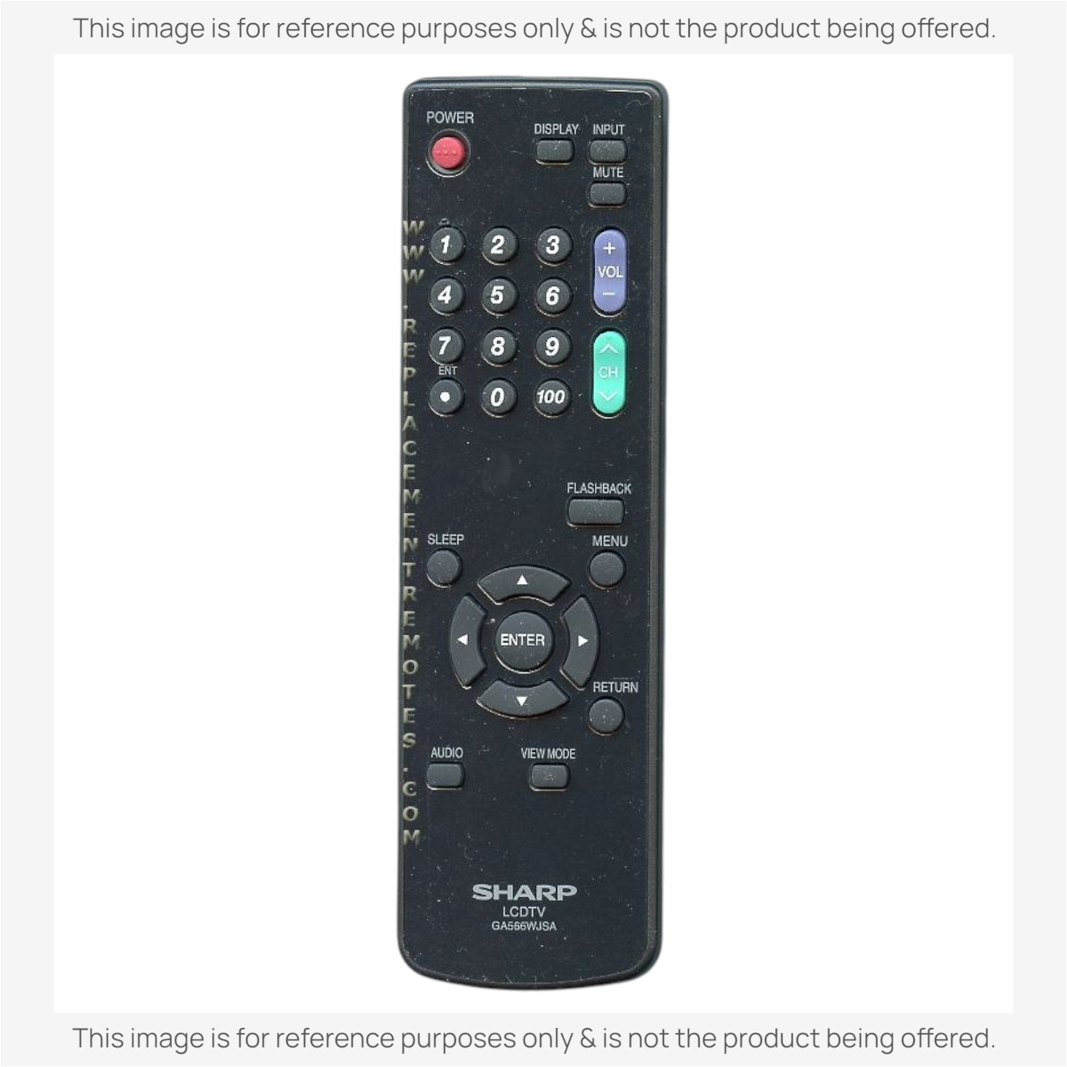 Sharp GA566WJSA TV Remote Control