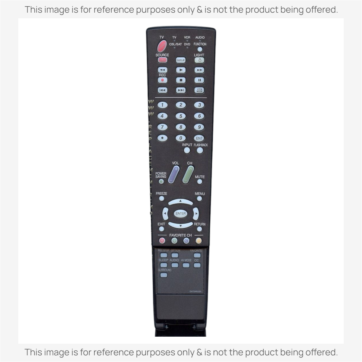 Sharp GA724WJSA TV Remote Control