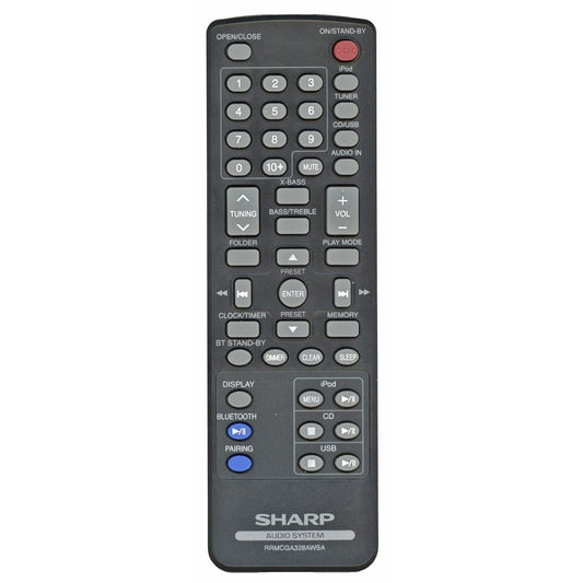 Sharp RRMCGA328AWSA Audio Remote Control