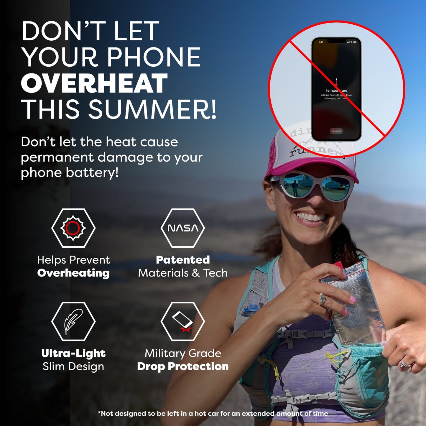 Apollo Series Thermal Phone Case - Extends Battery Life 3X