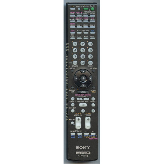 Sony RM-AAL011 Receiver Remote Control - RMAAL011