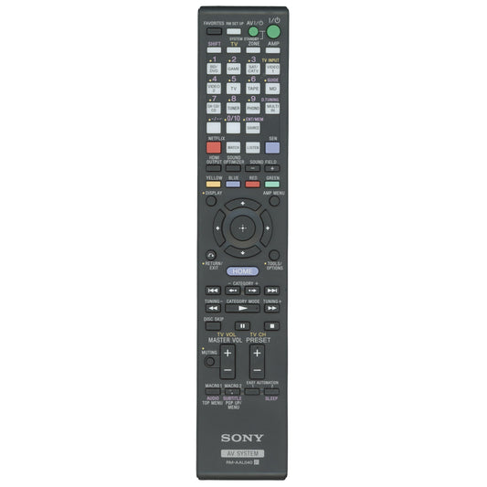 Sony RM-AAL040 Home Theater Remote Control - RMAAL040
