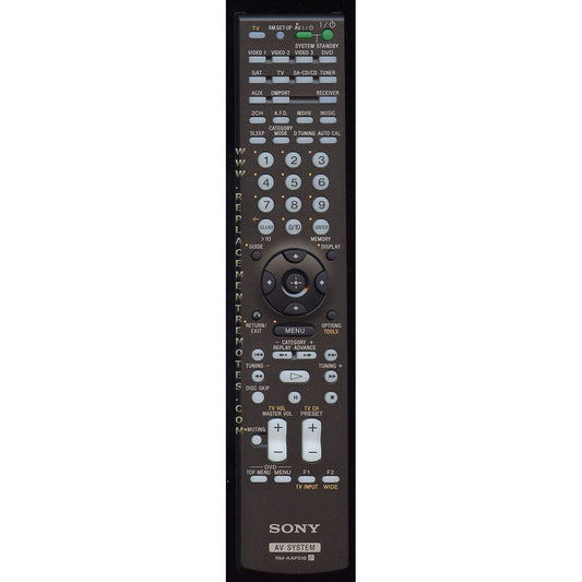 Sony RM-AAP016 Home Theater Remote Control - RMAAP016