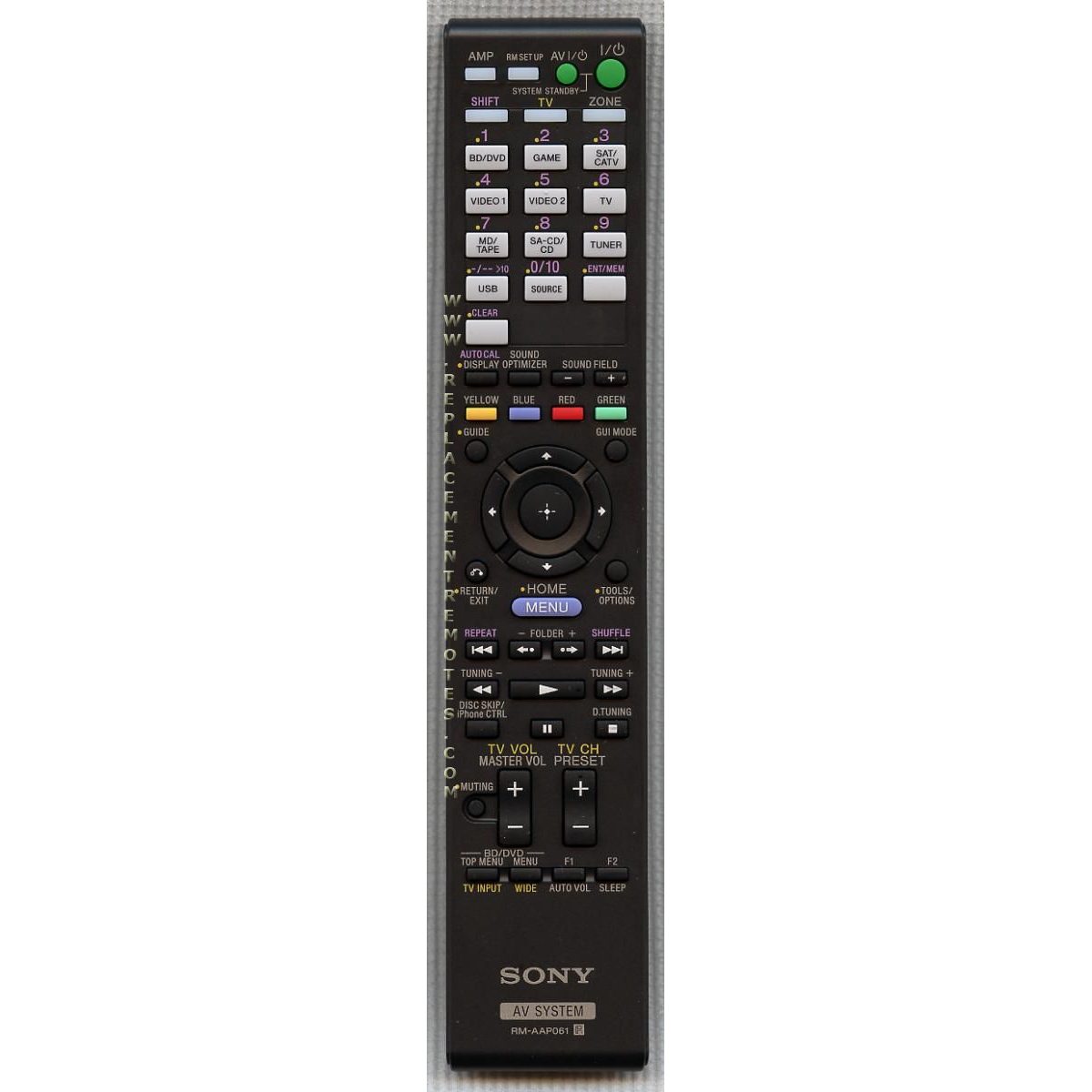 Sony RM-AAP061 Receiver Remote Control - RMAAP061