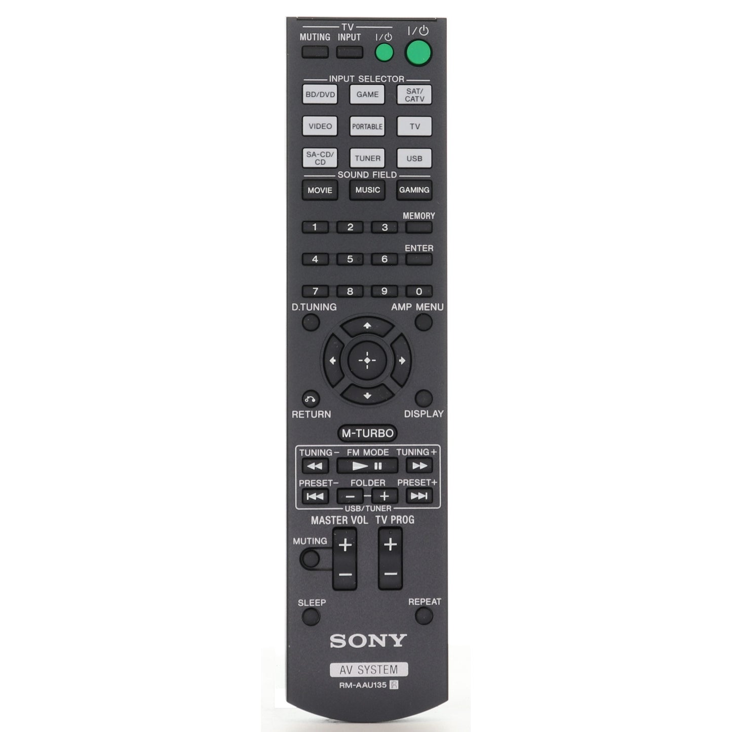 Sony RM-AAU135 AV Receiver Remote Control - 149017111 - RMAAU135