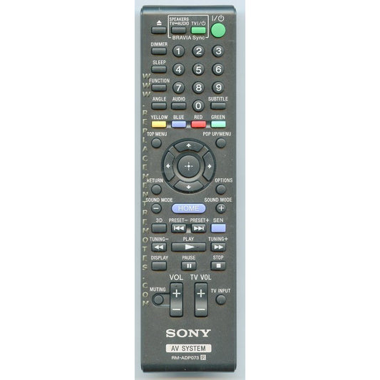 Sony RM-ADP073 Receiver Remote Control - RMADP073