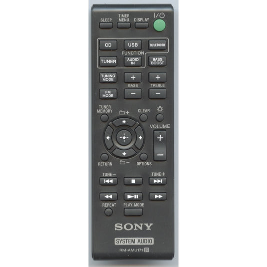 Sony RM-AMU171 Micro Music System Audio Remote Control - 149229711 - RMAMU171