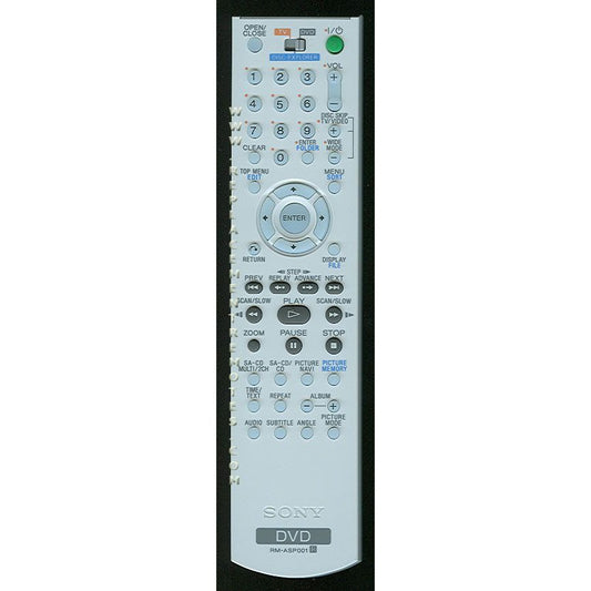 Sony RM-ASP001 DVD Remote Control - RMASP001