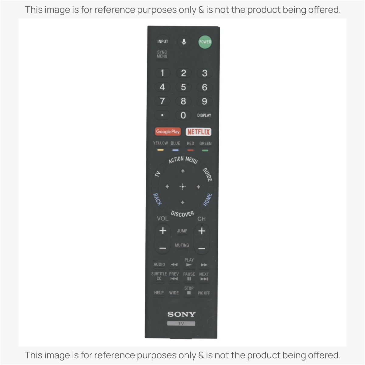Sony RMF-TX201U Smart Google TV Remote Control | RF | Voice - 1-493-221-11