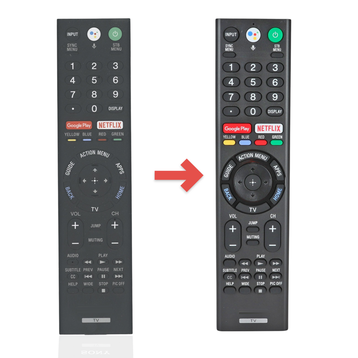 Sony RMF-TX220U Smart Google TV Remote Control | RF | Voice - 1-493-464-11